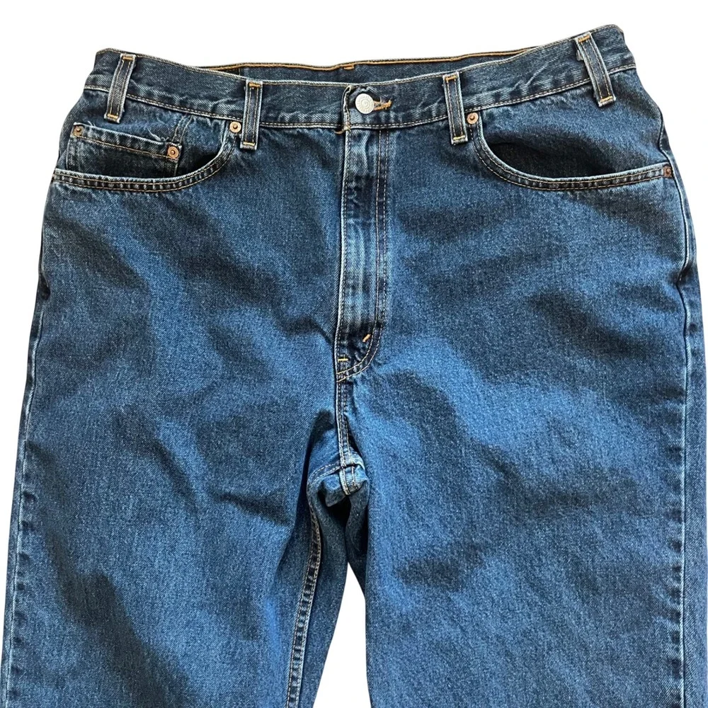 Vintage Levis 550 Mens 40x34 Relaxed Fit Tapered Leg Blue Jeans Made in USA 90s